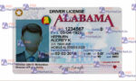 Alabama Drivers License (Front & Back) Template (V2) - PSDMarket.in