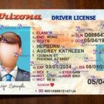Arizona Driver License (Front & Back) Template v2 - PSDMarket.in