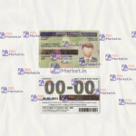 Australian Victoria Australia DL Template (scan) - PSDMarket.in