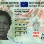 Austria ID Card (Front & Back )PSD Template V2 - front - PSDMarket.in