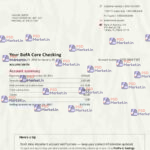 Bank of America Statement Template - PSDMarket.in