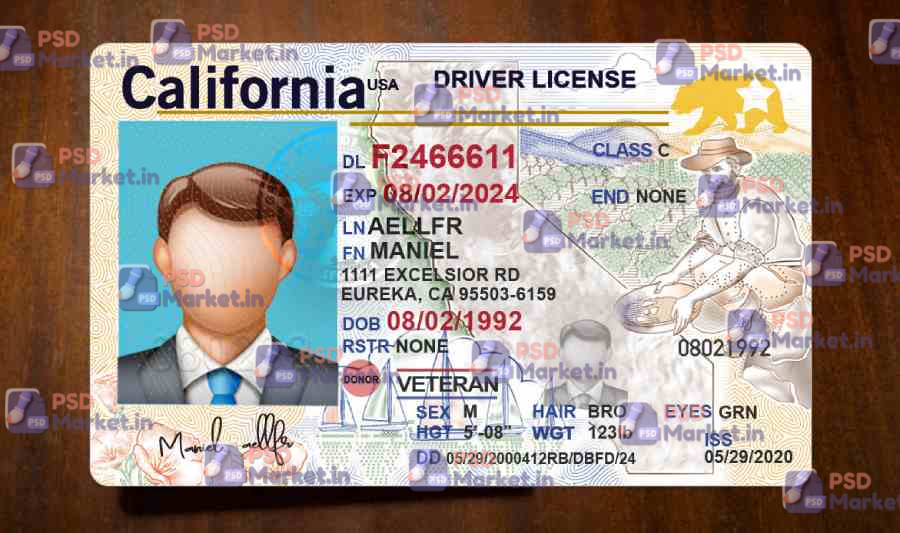 California Driver License Template(V2) - PSDMarket.in California Driver License Template(V2) - PSDMarket.in