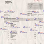 HSBC Bank Statement Template - PSDMarket.in