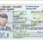 Ireland ID Card (Front & Back) Template - PSDMarket.in - Front