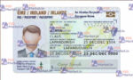 Ireland ID Card (Front & Back) Template - PSDMarket.in - Front