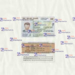 Ireland ID Card Template (scan)