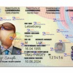 Luxembourg ID Card (Front & Back) Template - PSDMarket.in - Front