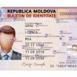 Moldova ID Card (Front & Back) Template