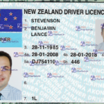 New Zealand Driving Licence Template