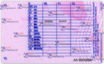 Italy Driving Licence (Front & Back) Template - Image 2