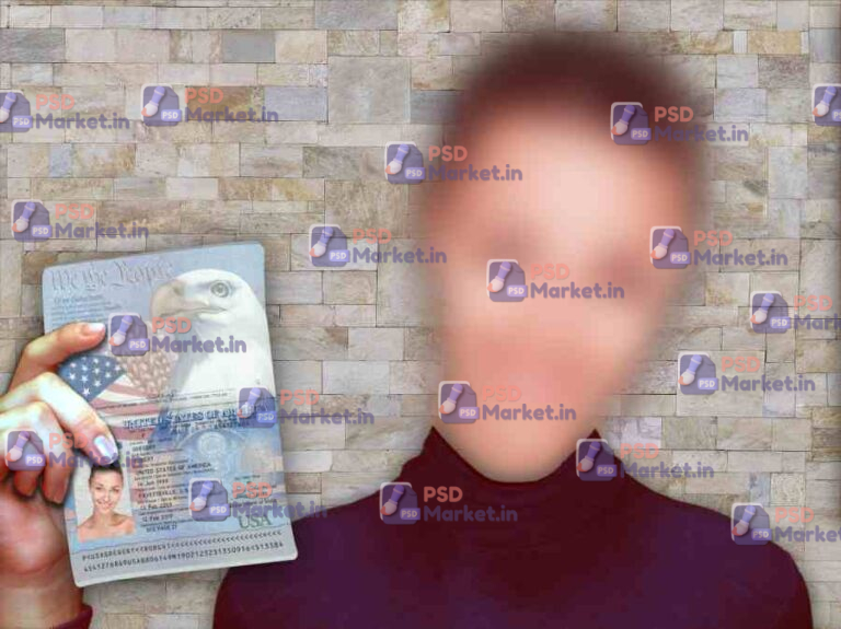 Selfie-1 Passport (Girl) Template - PSDMarket.in.psd