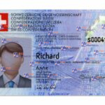 Switzerland ID Card (Front & Back) Template - PSDMarket.in