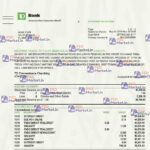 TD Bank Statement Template - PSDMarket.in