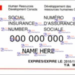 Canadian SIN Template - PSDMarket.in