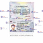 Ukraine Passport Template - PSDMarket.in