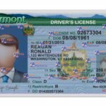 Vermont Driver License(Front & Back) Template v1 - PSDMarket.in