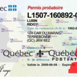 Canada Quebec Drivers License Template - PSDMarket.in