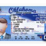 Oklahoma Drivers License Template (V2) - PSDMarket.in