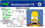 Massachusetts Drivers License Template V1 - PSDMarket.in