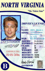 North Virginia Drivers License Template - PSDMarket.in