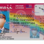 Hawaii Drivers License Template (Front & Back) - PSDMarket.in