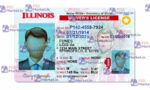 Illinois Drivers License Template (Front & Back) V2 - PSDMarket.in