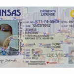 Kansas Drivers License Template (Front & Back) - PSDMarket.in