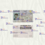 Kansas Drivers License Template (scan) - PSDMarket.in