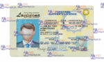 Louisiana Drivers License Template (Front & Back) - PSDMarket.in