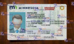 Minnesota Drivers License Template (Front & Back) -PSDMarket.in