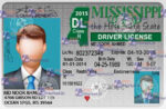 Mississippi Drivers License Template V1 - PSDMarket.in