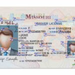 Missouri Drivers License Template (Front & Back) - PSDMarket.in