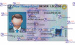 New Hampshire Drivers License Template (Front & Back) - PSDMarket.in