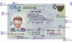 Ohio Drivers License Template (Front & Back) V2 - PSDMarket.in