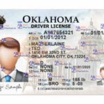 Oklahoma Drivers License Template (New) - PSDMarket.in