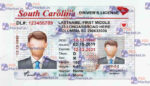 South Carolina Drivers License Template (V1) - PSDMarket.in