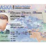 Alaska Drivers License Template (Front & Back) V2 - PSDMarket.in