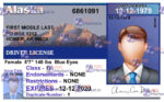 Alaska Drivers License Template (V1) - PSDMarket.in