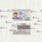 Canada ID Card Template (scan) - PSDMarket.in