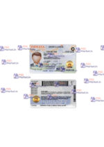 Indiana Drivers License Template Car (V2) - PSDMarket.in