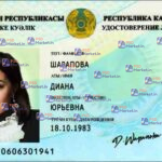 Kazakhstan ID Card Template (Front & Back) - PSDMarket.in
