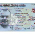 Latvia ID Card Template (Front & Back) - PSDMarket.in