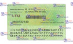 Lithuania ID Card Template (Front & Back) - PSDMarket.in