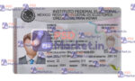 Mexico ID Card Template (Front & Back)