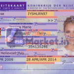 Netherlands ID Card PSD Template - PSDMarket.in - Front