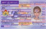 Netherlands ID Card PSD Template - PSDMarket.in - Front