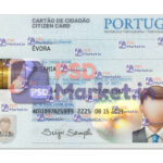 Portugal ID Card Template (Front & Back) - PSDMarket.in - Front