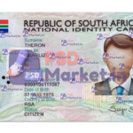 South Africa ID Card Template (Front & Back)