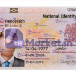 UK ID Card Template (Front & Back)