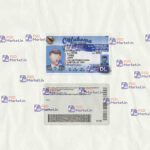 Oklahoma Drivers License Template (Scan) - PSDMarket.in